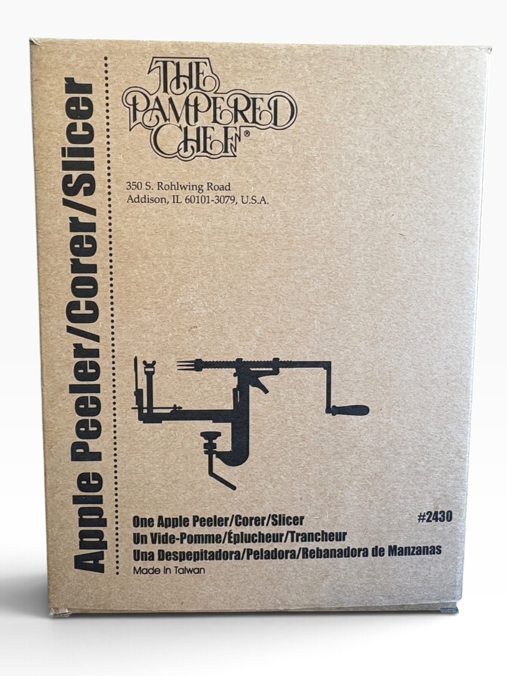 Pampered Chef Apple Peeler/Corer/Slicer Model #2430